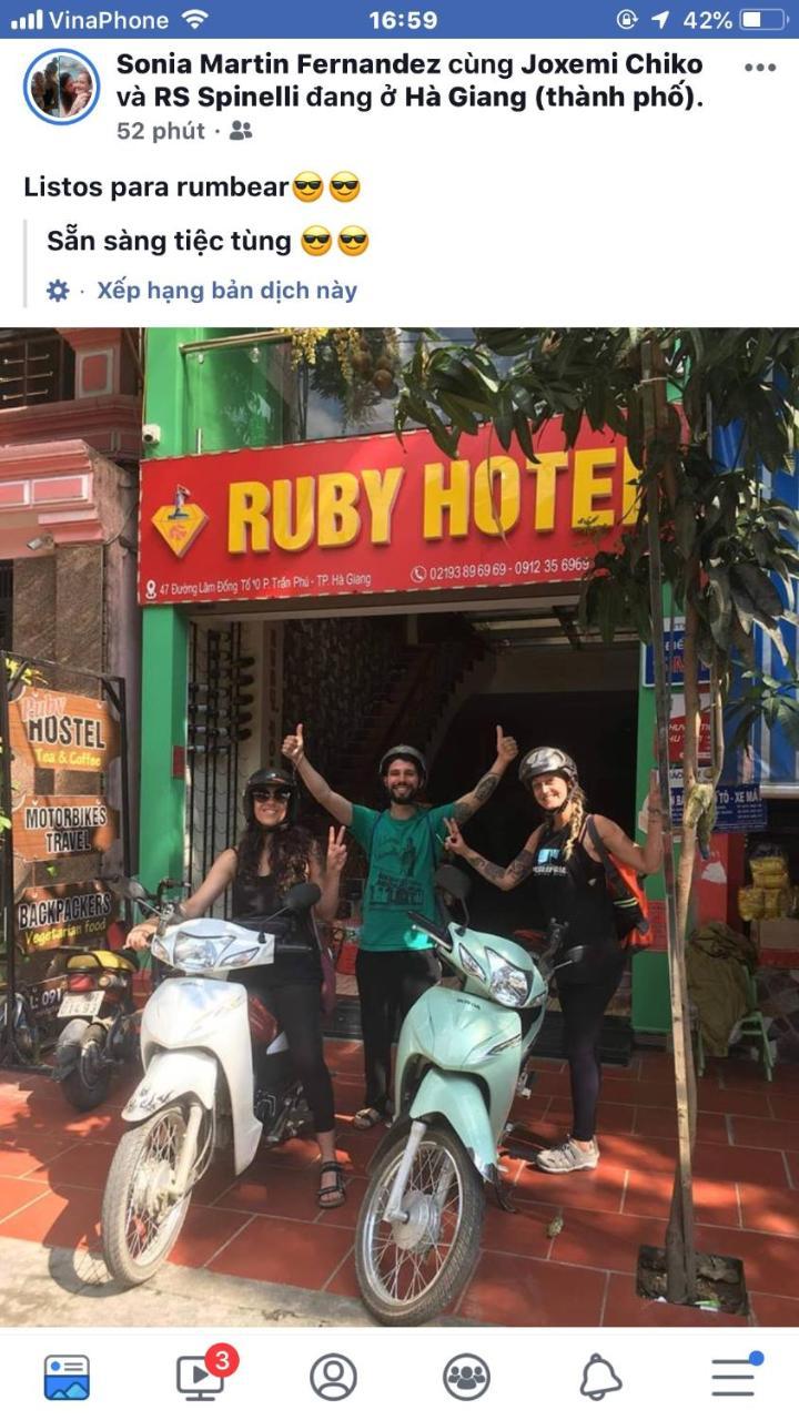 Ruby Hostel Ha Giang Exteriör bild